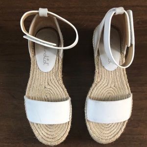 Splendid platform espadrille sandals